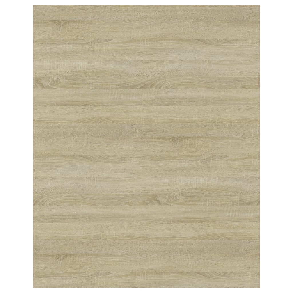 vidaXL Bookshelf Boards 8 pcs Sonoma Oak 15.7"x19.7"x0.6" Engineered Wood