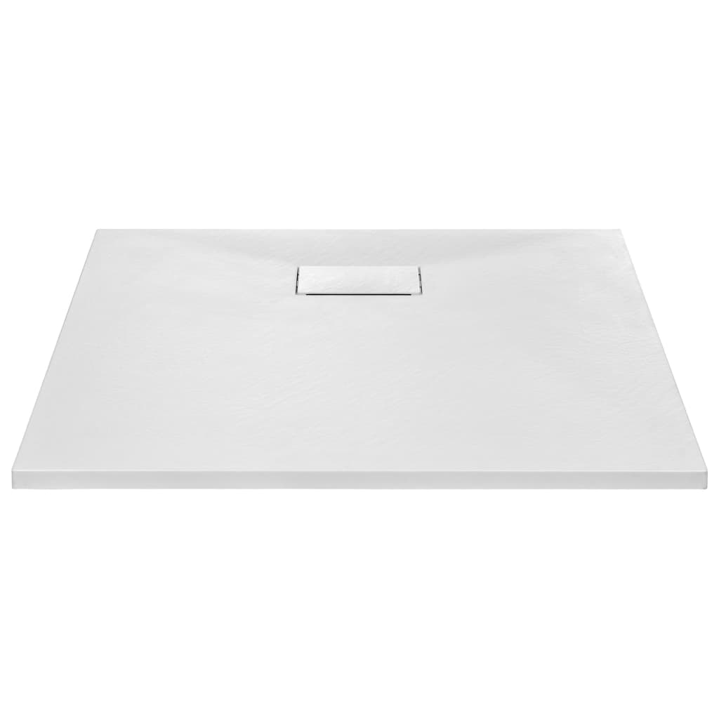 vidaXL Shower Base Tray SMC White 31.5"x31.5"
