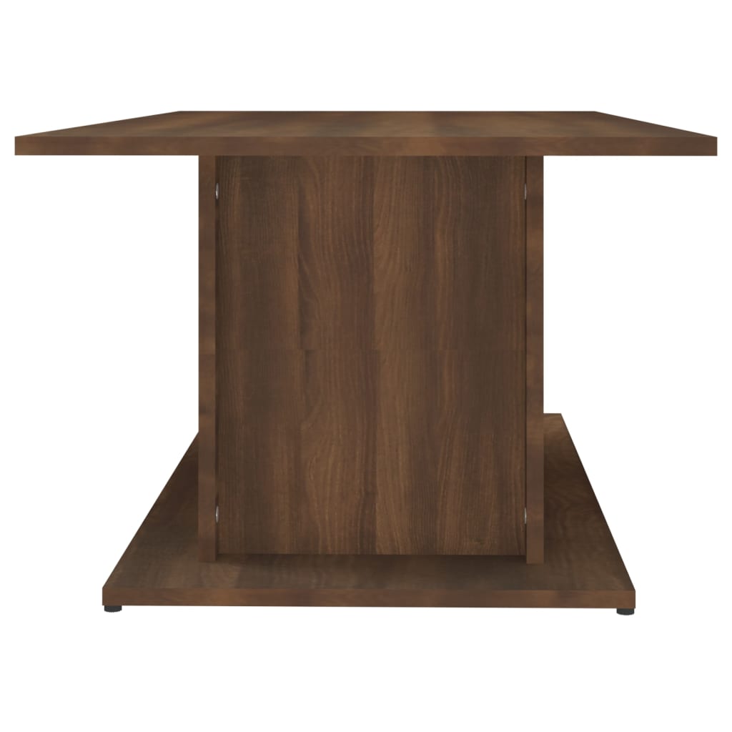 vidaXL Coffee Table Brown Oak 40.2"x21.9"x15.7" Engineered Wood