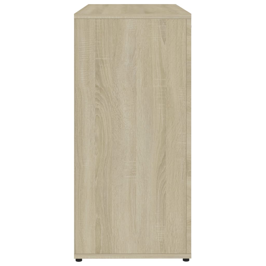 vidaXL Sideboard Sonoma Oak 31.5"x14.2"x29.5" Engineered Wood