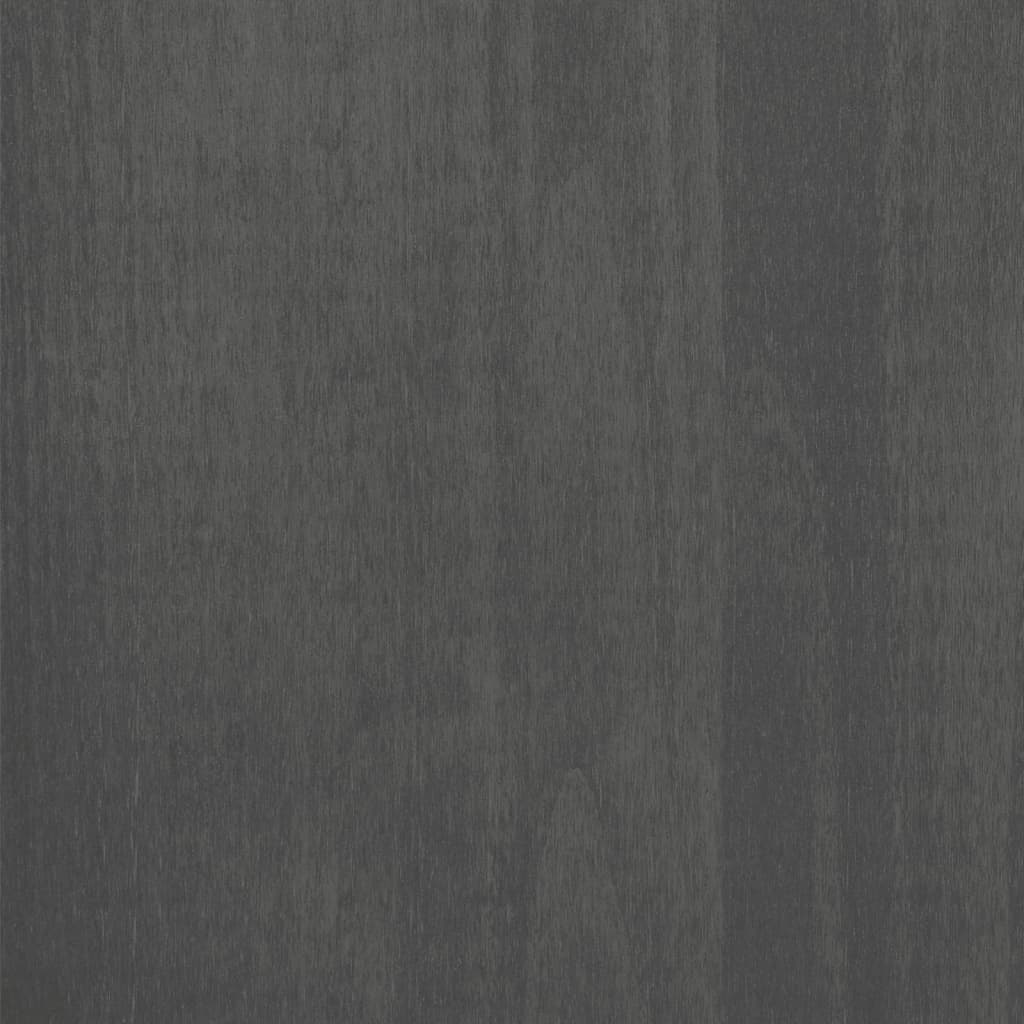 vidaXL Sideboard Dark Gray 31.1"x15.7"x31.5" Solid Wood Pine