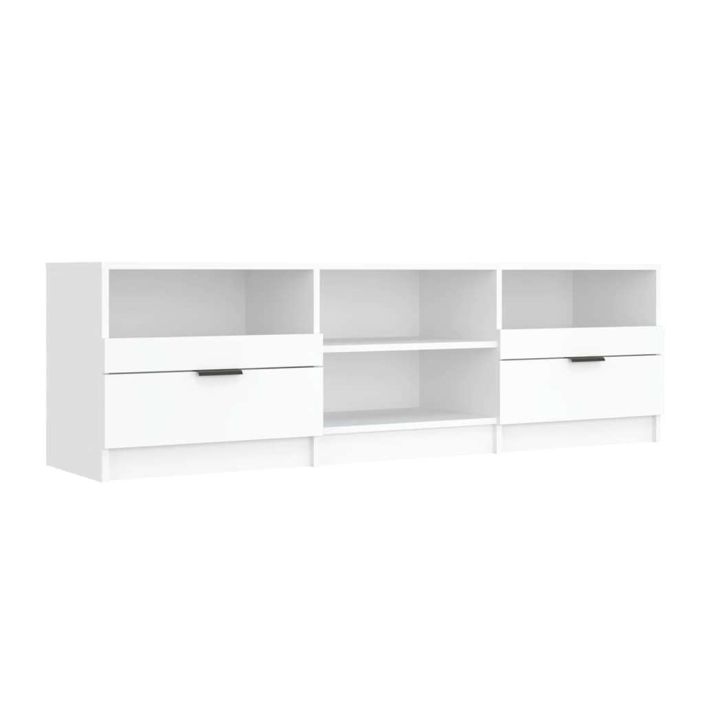 vidaXL TV Cabinet White 59.1"x13.2"x17.7" Engineered Wood