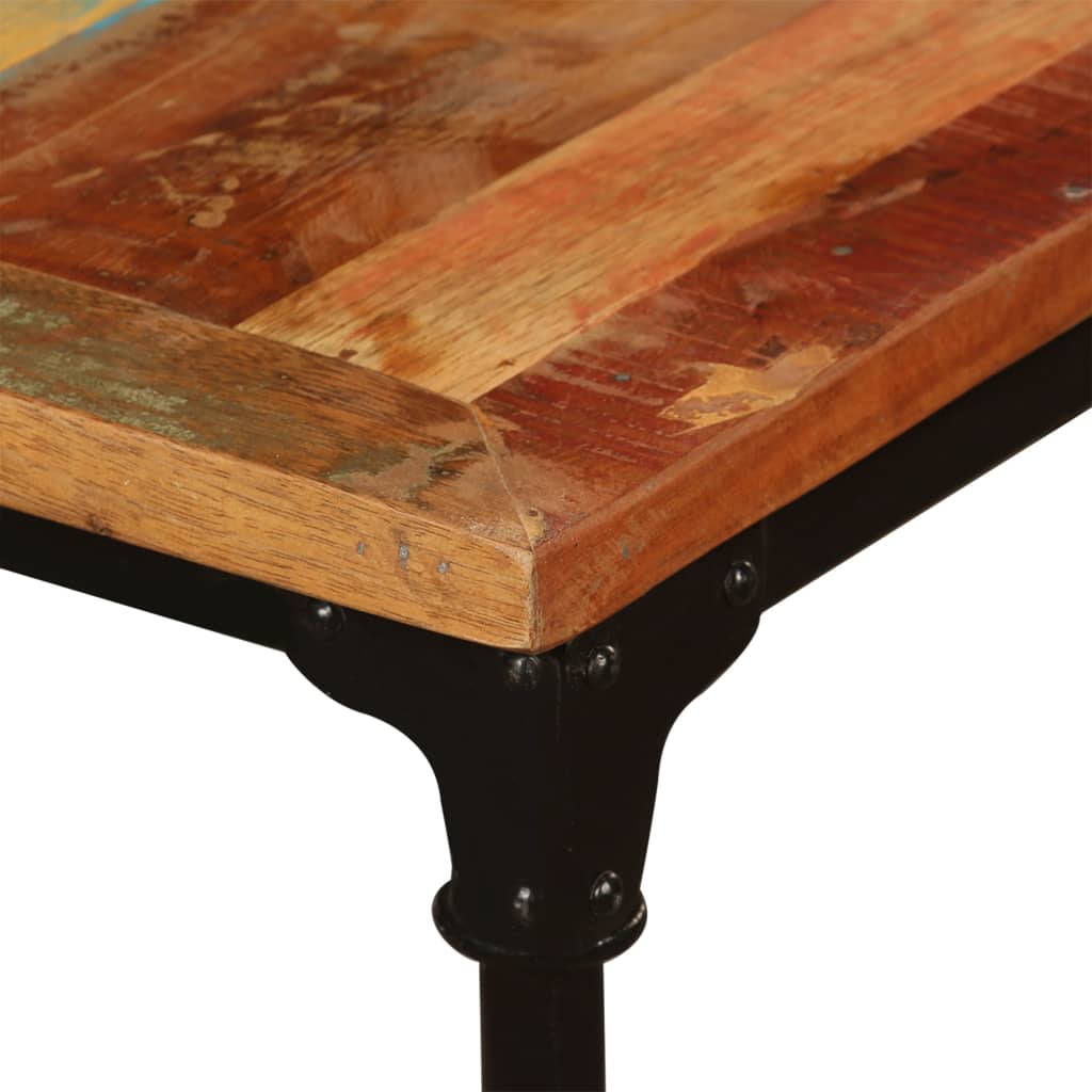 vidaXL Dining Table Solid Reclaimed Wood 70.9"