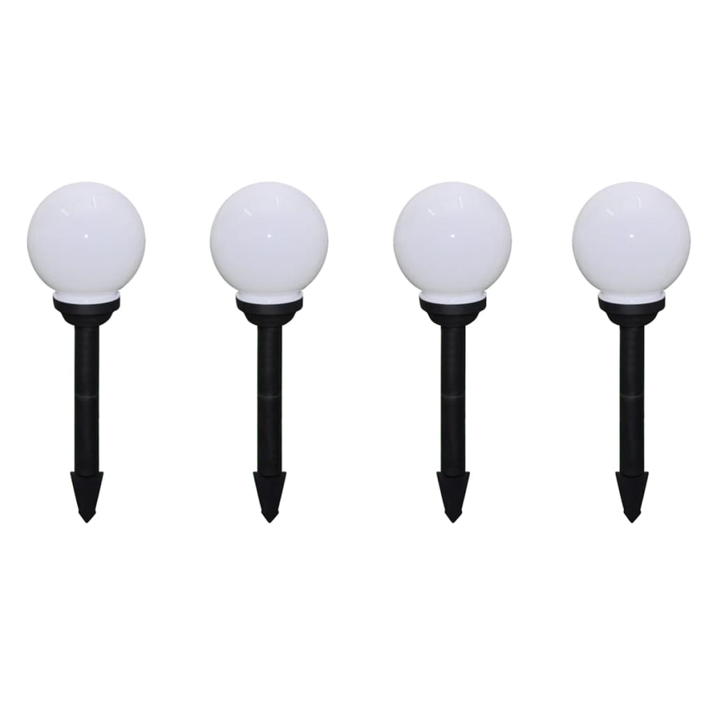 vidaXL Outdoor Pathway Lamps 8 pcs LED 5.9" with Ground Spike