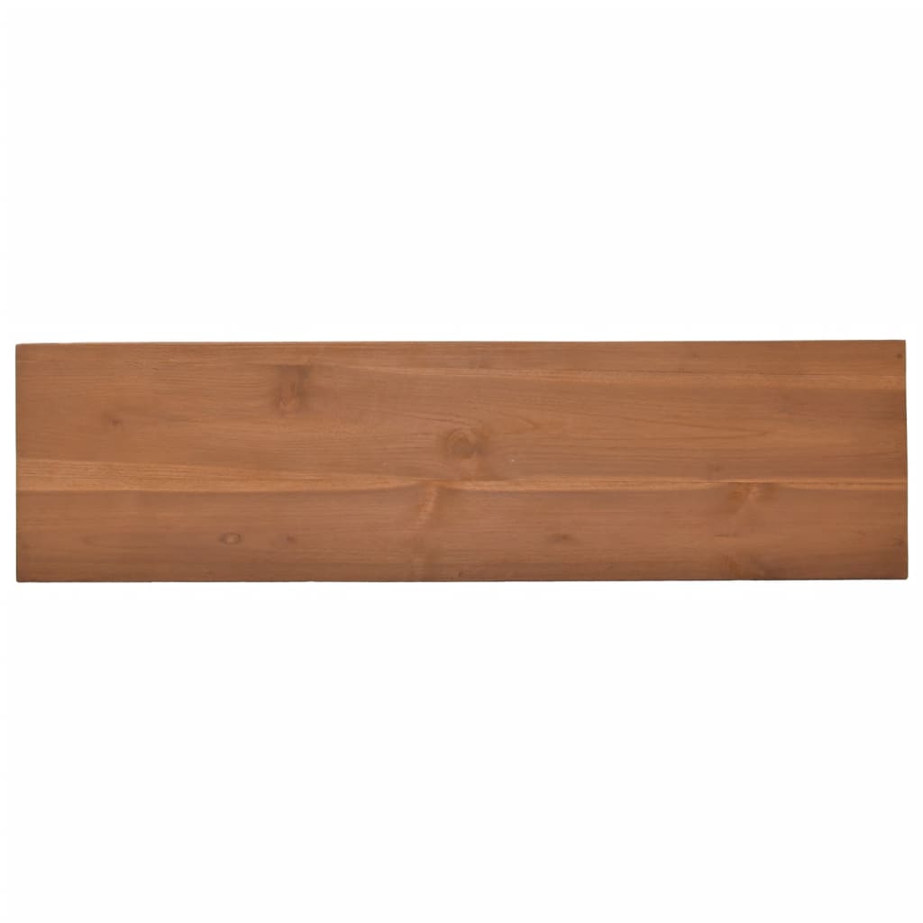 vidaXL Console Table 43.3"x11.8"x31.1" Solid Teak Wood