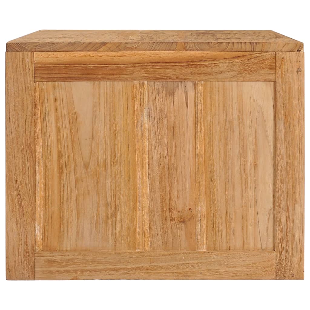 vidaXL Coffee Table 35.4"x19.7"x15.7" Solid Teak Wood