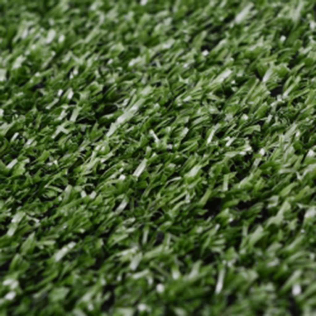 vidaXL Artificial Grass 0.3"/0.4" 52.4"x393.7" Green