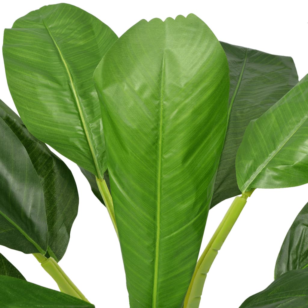 vidaXL Artificial Banana Tree Plant with Pot 59" Green
