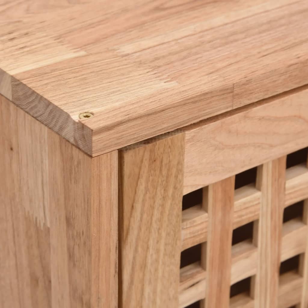 vidaXL Wall Cabinet 16.5"x7.1"x16.5" Solid Wood Walnut