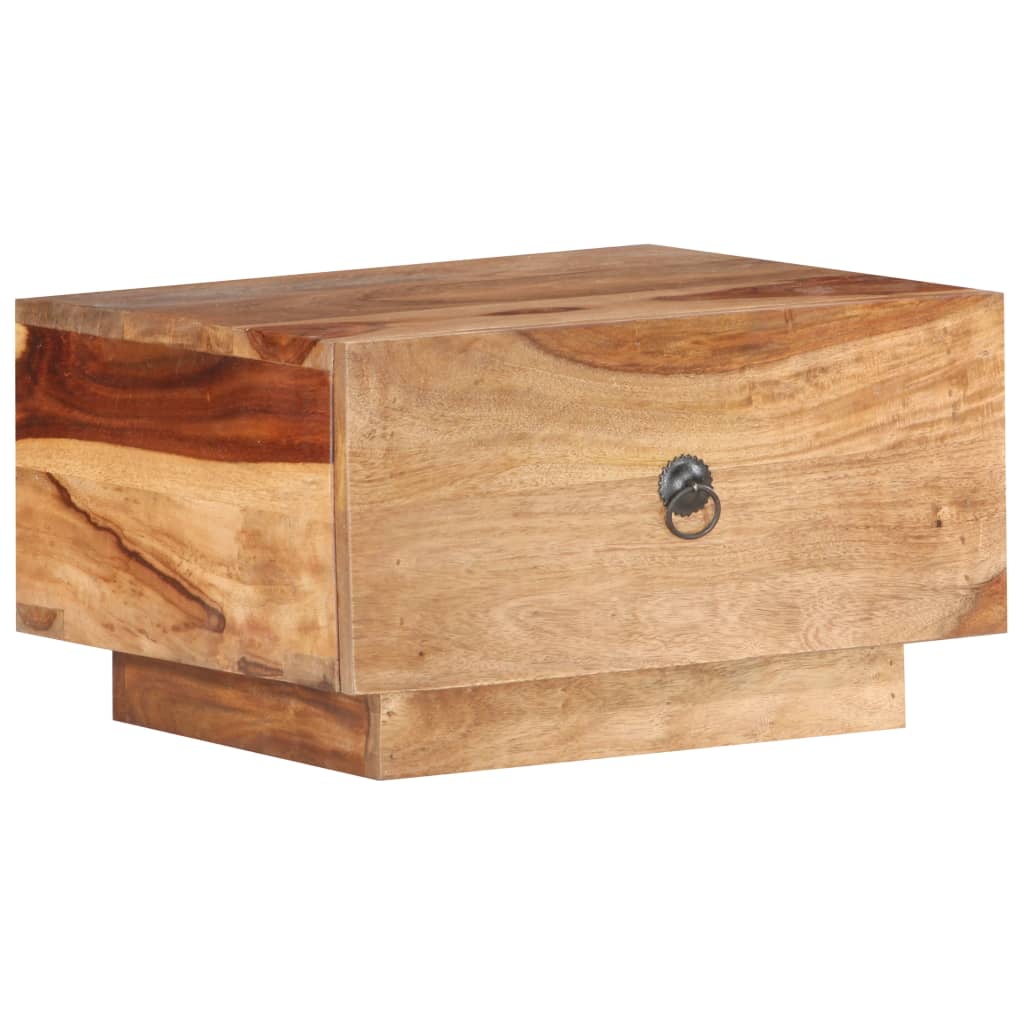 vidaXL Bedside Cabinet 15.7"x15.7"x9.8" Solid Sheesham Wood