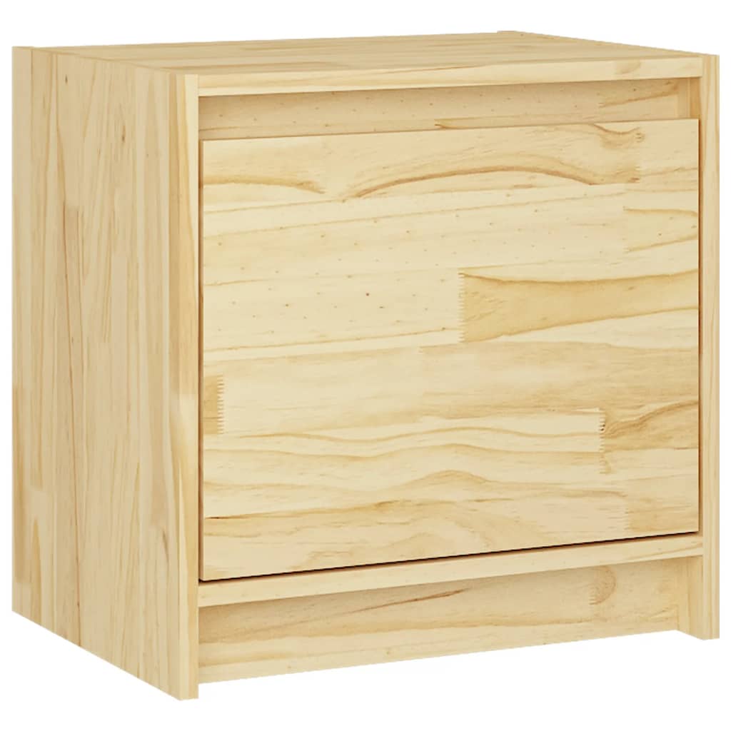 vidaXL Bedside Cabinets 2 pcs 15.7"x12"x15.7" Solid Pinewood