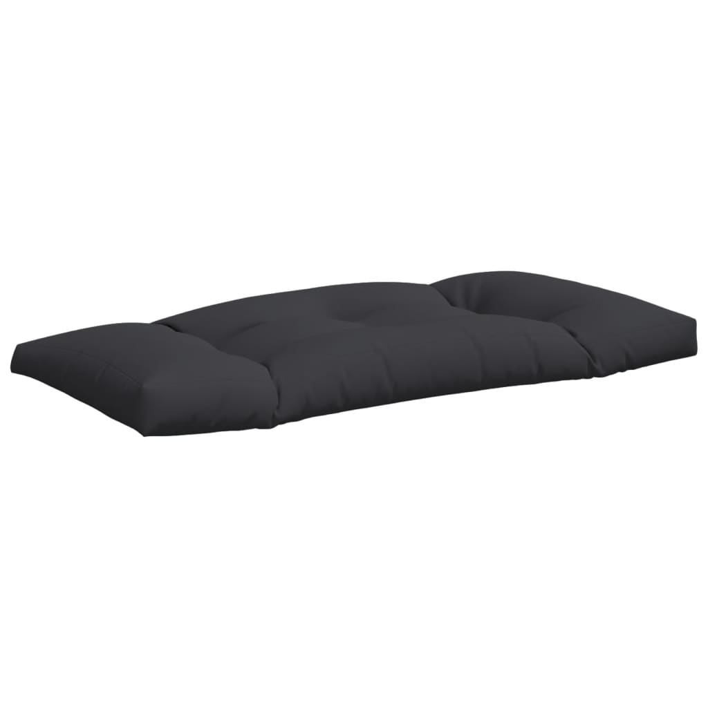 vidaXL Pallet Cushions 3 pcs Black Fabric