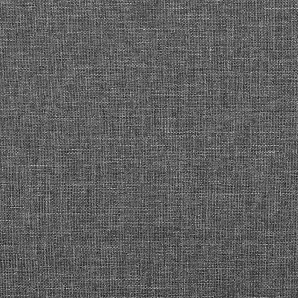vidaXL Headboards 2 pcs Dark Gray 39.4"x2.8"x30.7"/34.6" Fabric