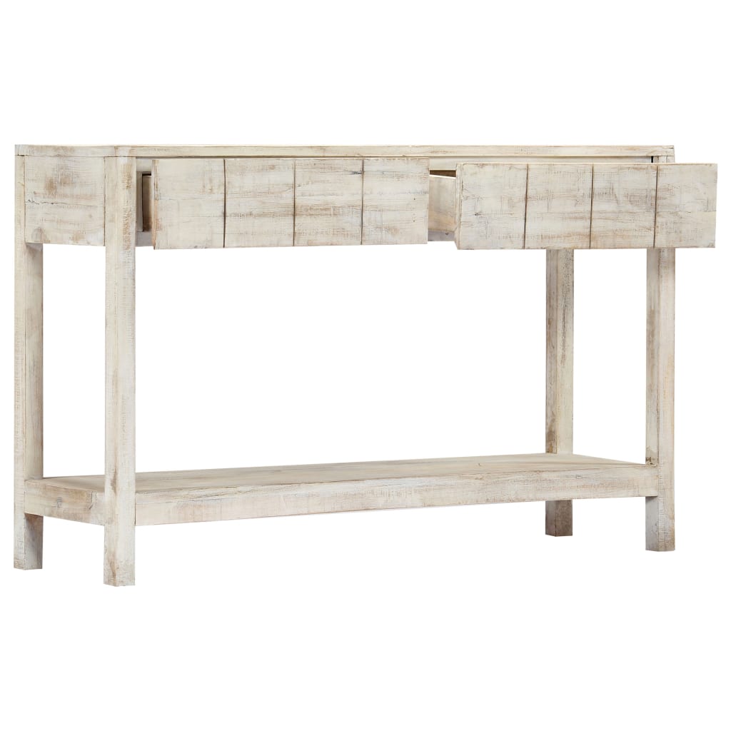 vidaXL Console Table 47.2"x13.8"x29.5" Solid Mango Wood