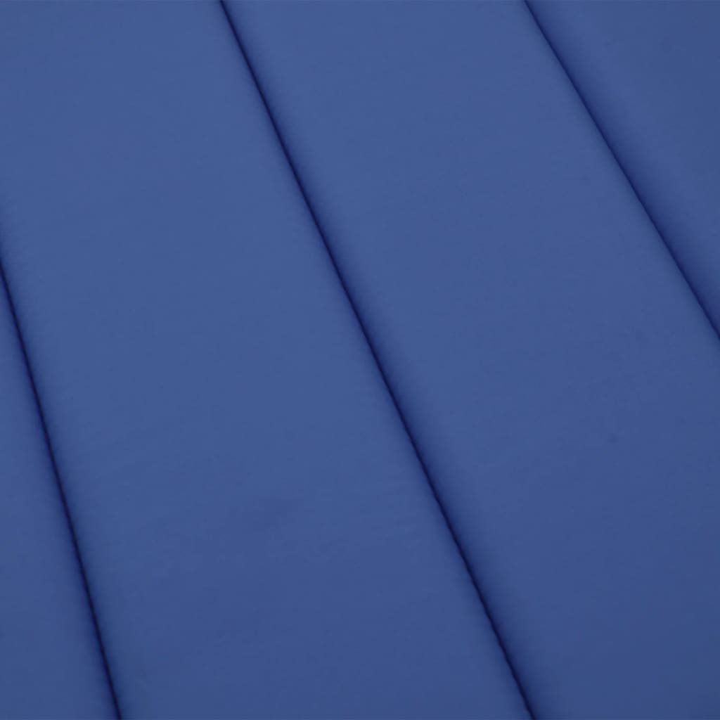vidaXL Sun Lounger Cushion Royal Blue 78.7"x27.6"x1.2" Fabric