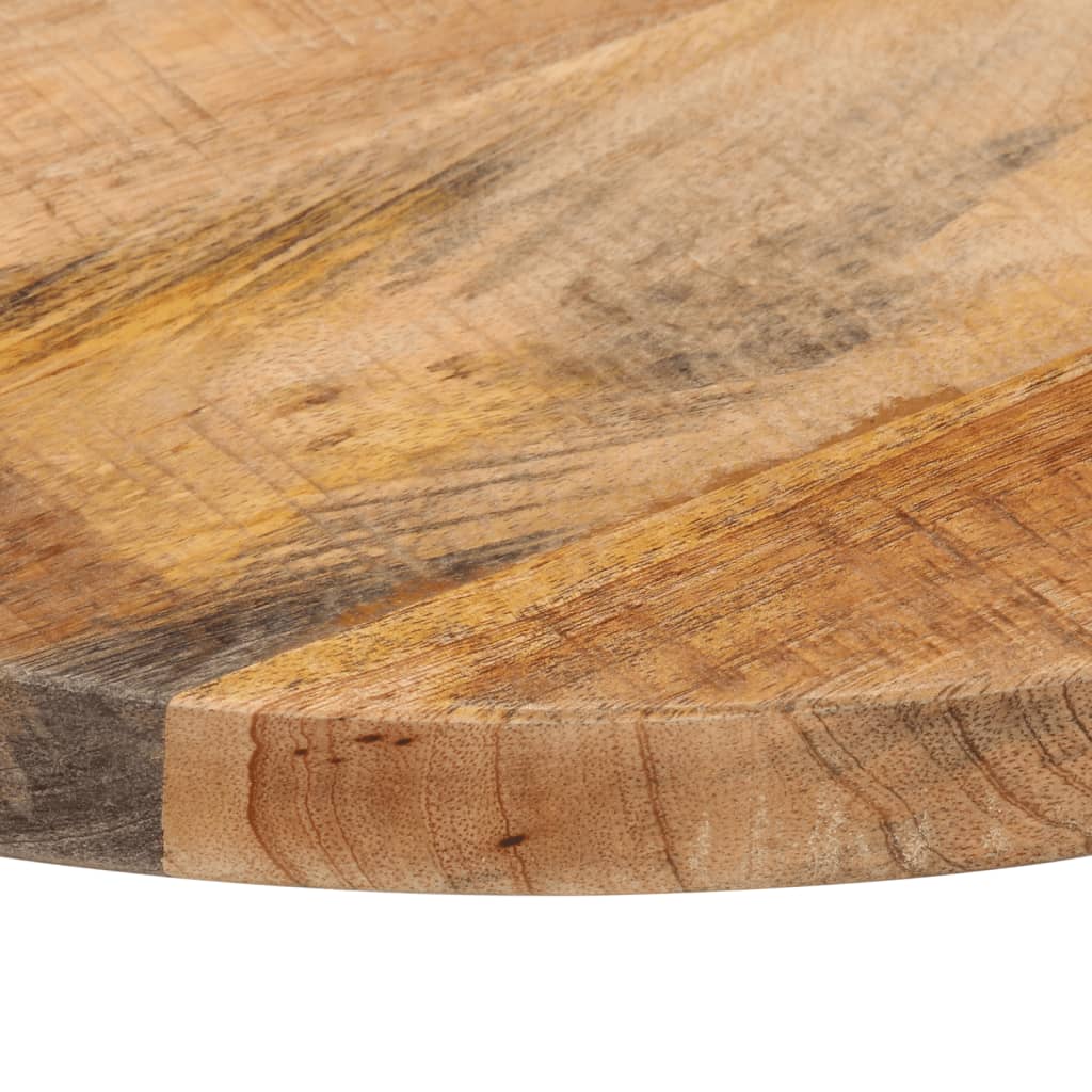 vidaXL Table Top Ø 19.7"x0.6" Round Solid Wood Rough Mango