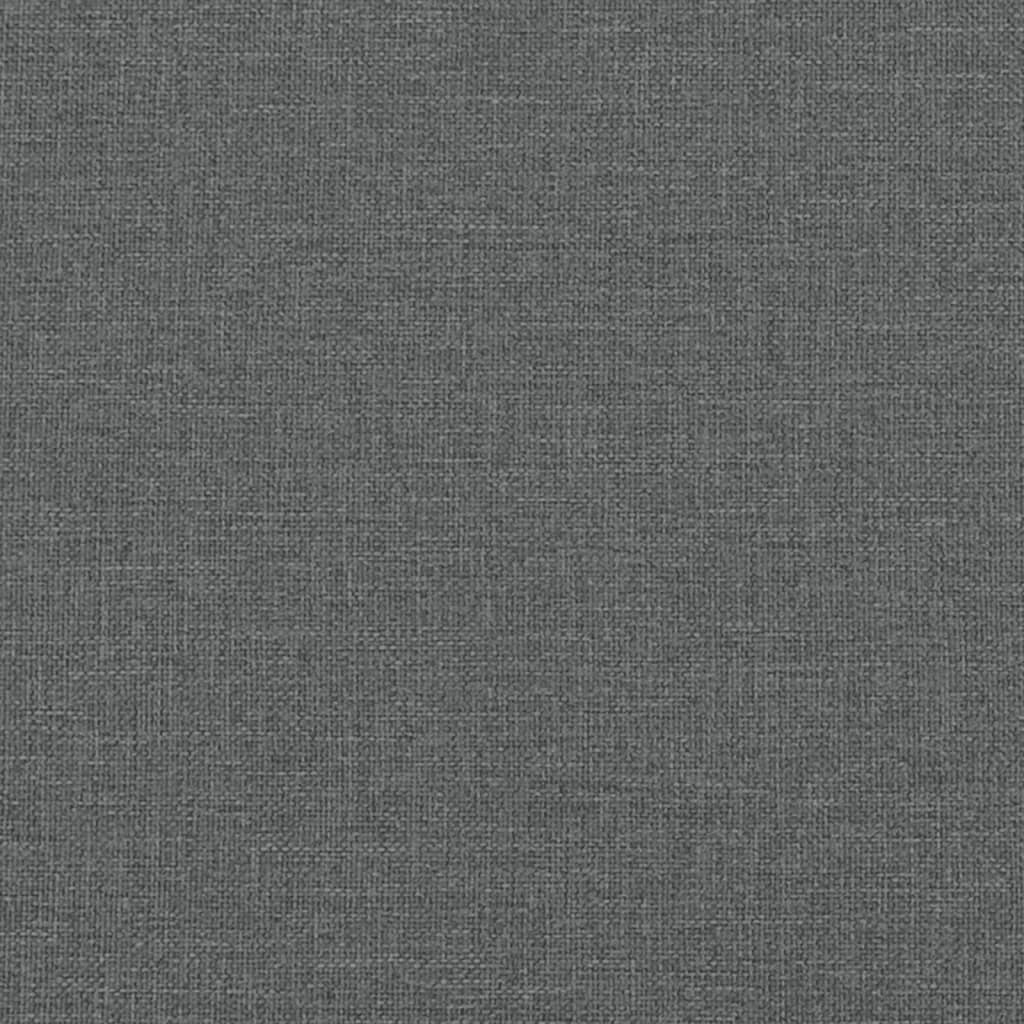 vidaXL Sofa Bed Dark Gray Fabric