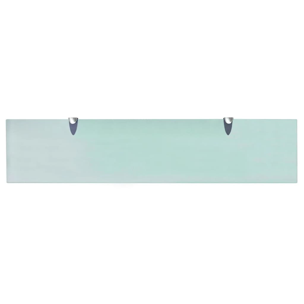 vidaXL Floating Shelf Glass 35.4"x7.9" 0.3"