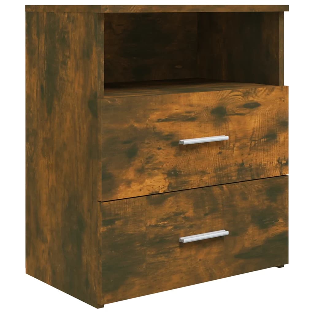 vidaXL Side Cabinet Smoked Oak 19.7"x12.6"x23.6"