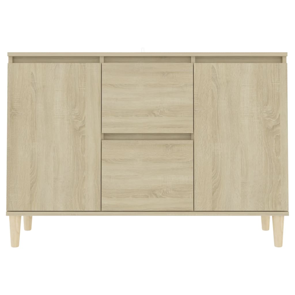 vidaXL Sideboard Sonoma Oak 40.7"x13.8"x27.6" Engineered Wood