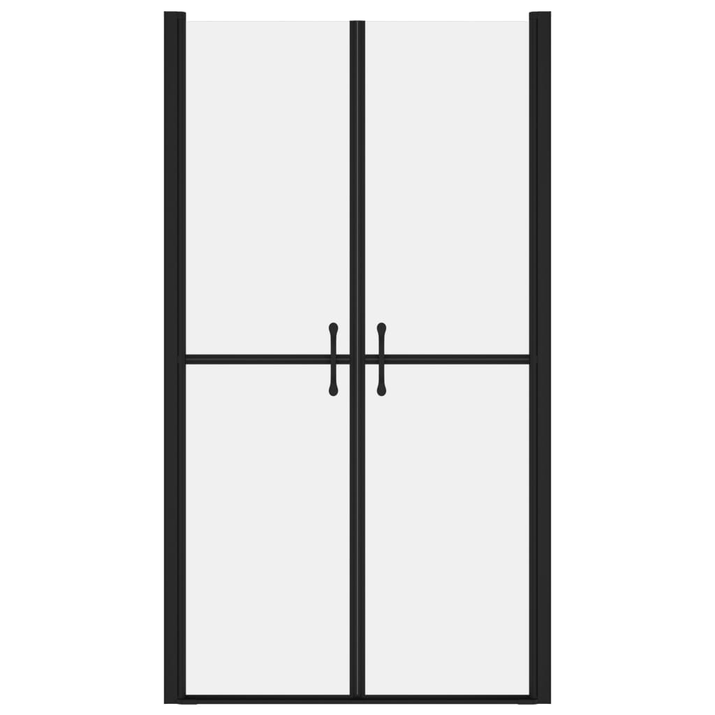 vidaXL Shower Door Frosted ESG (38.6"-39.8")x74.8"