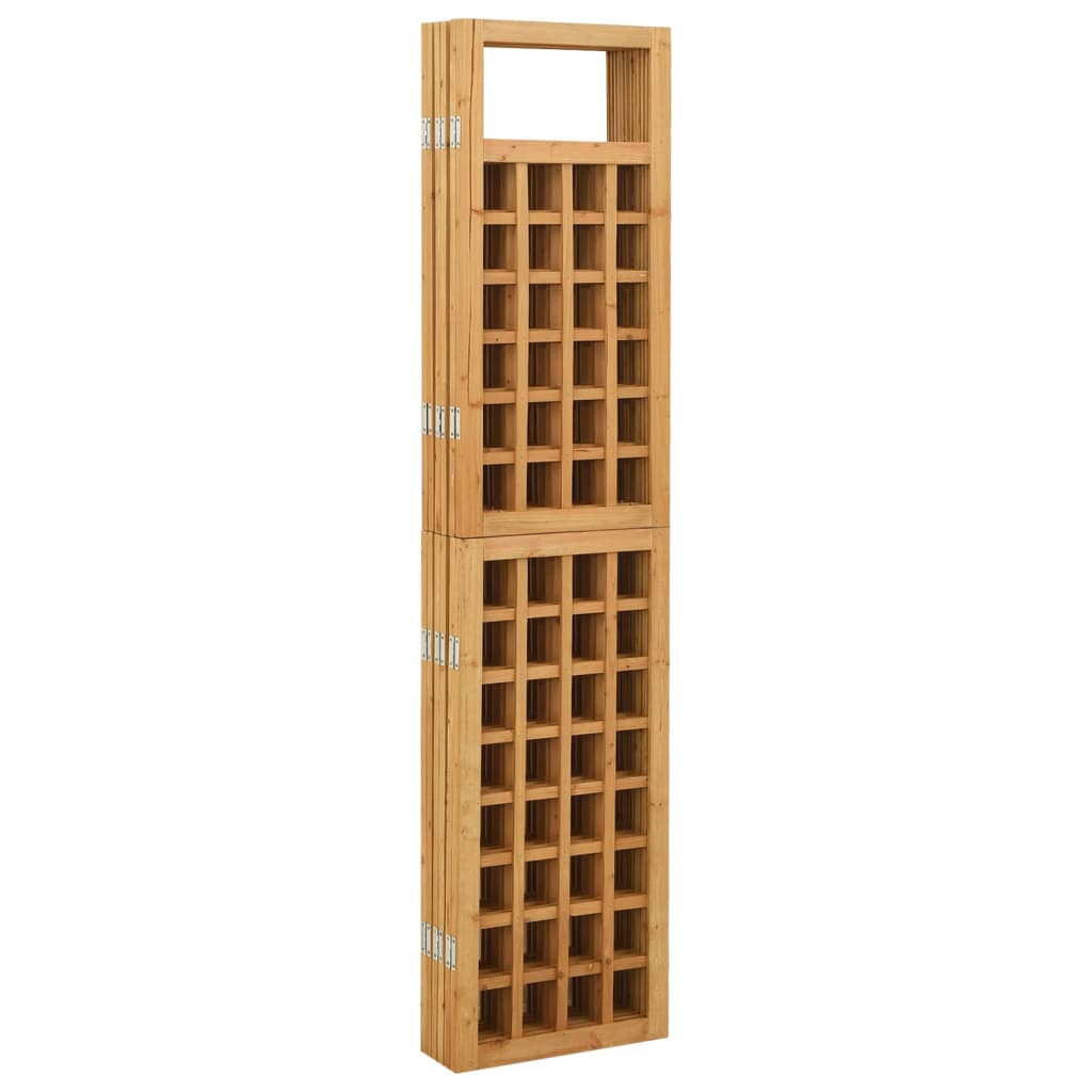 vidaXL 6-Panel Room Divider/Trellis Solid Fir Wood 95.5"x70.9"
