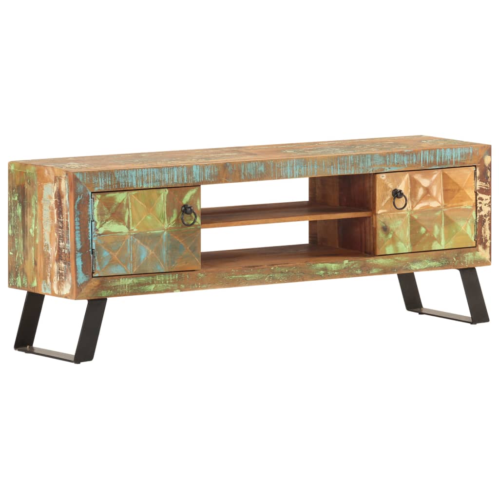 vidaXL TV Stand 47.2"x11.8"x18.1" Solid Wood Reclaimed