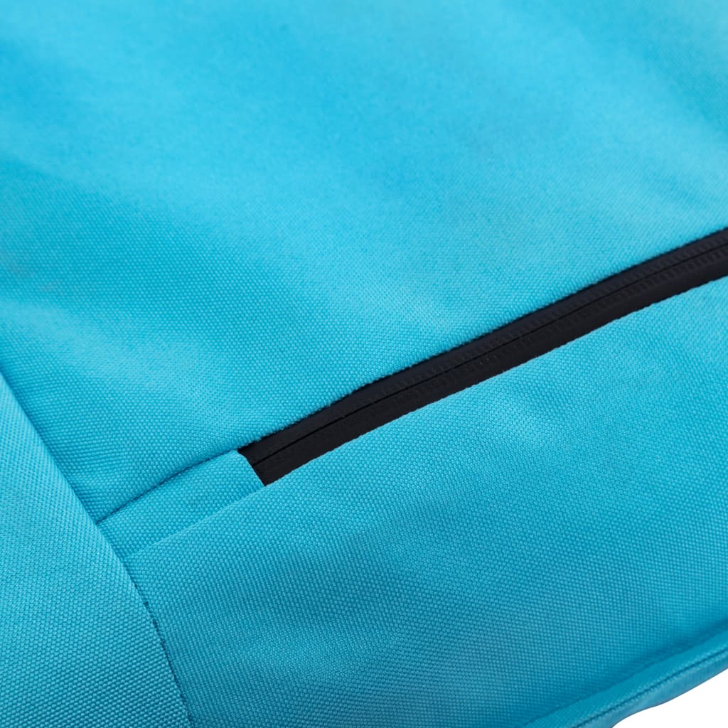 vidaXL Foldable Sunlounger Oxford Fabric Blue