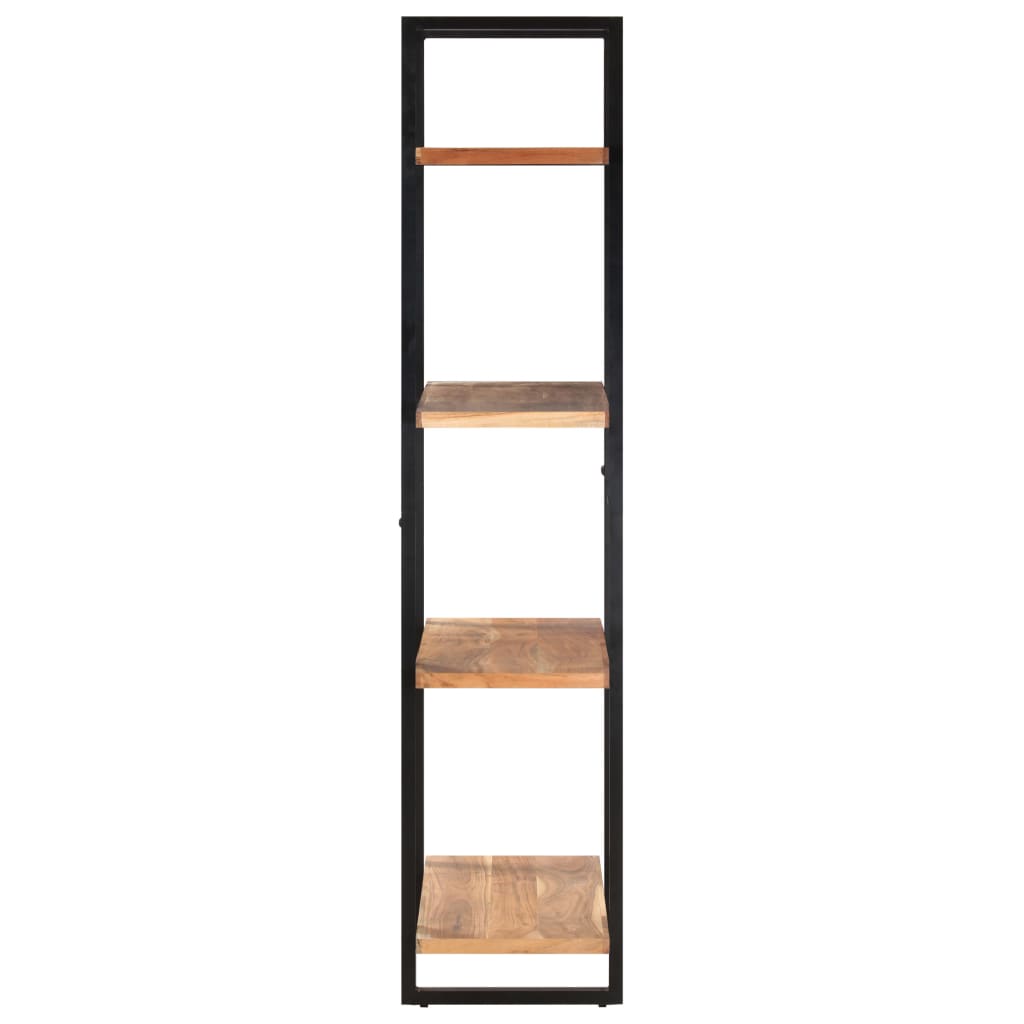 vidaXL 4-Tier Bookcase 31.5"x15.7"x70.9" Solid Acacia Wood