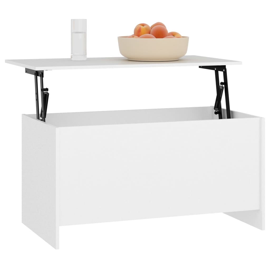 vidaXL Coffee Table White 40.2"x21.9"x20.7" Engineered Wood