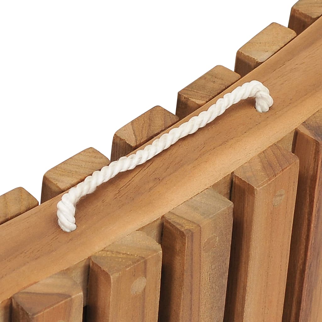 vidaXL 3 Piece Folding Patio Lounge Set Solid Teak Wood