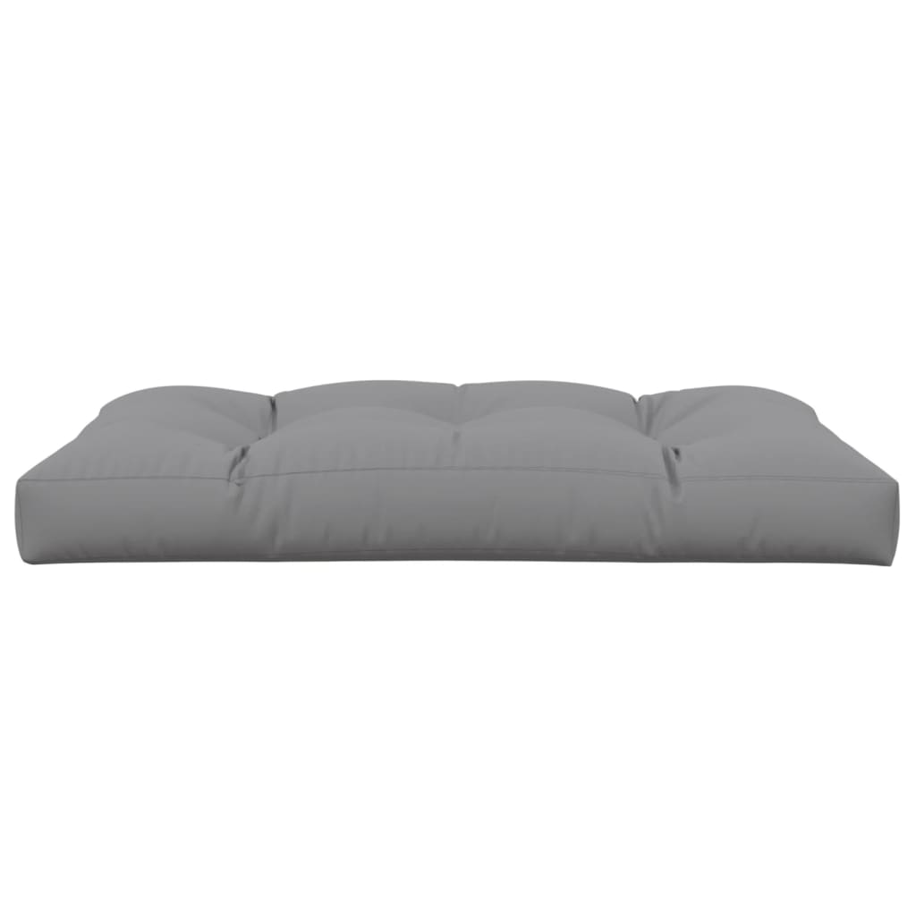 vidaXL Pallet Cushion 47.2"x31.5"x4.7" Gray Fabric