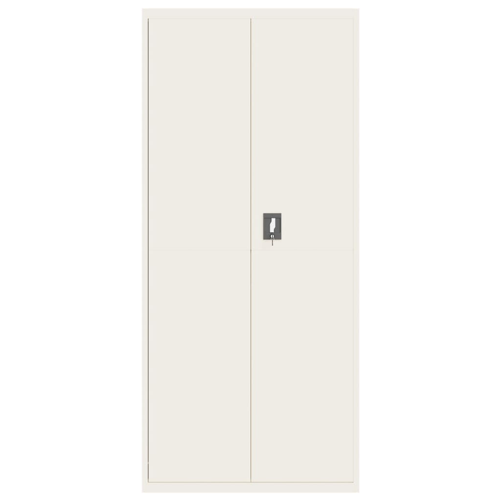 vidaXL File Cabinet White 35.4"x15.7"x78.7" Steel