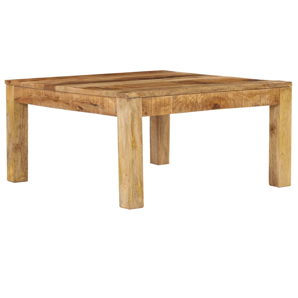 vidaXL Coffee Table 31.5"x31.5"x15.7" Solid Mango Wood
