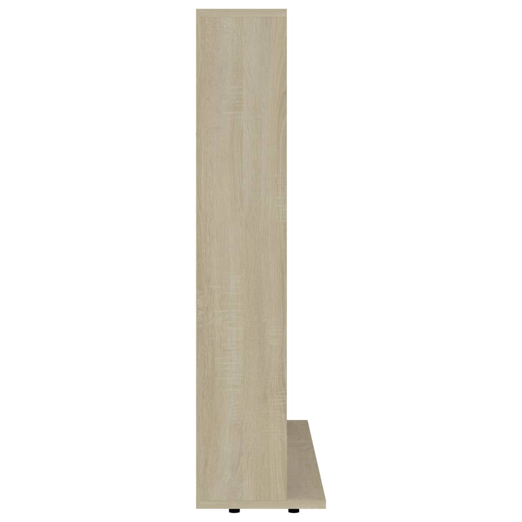 vidaXL CD Cabinet Sonoma Oak 40.2"x9.1"x35.2" Engineered Wood