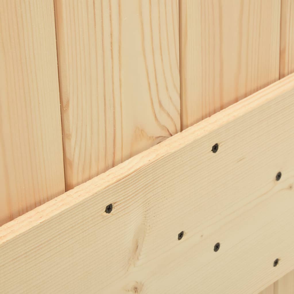 vidaXL Door NARVIK 37.4"x82.7" Solid Wood Pine
