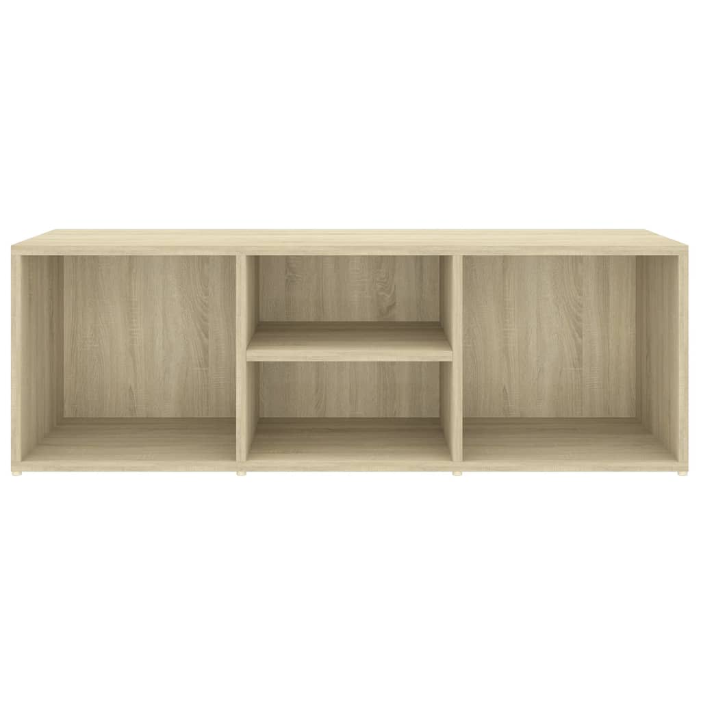 vidaXL Shoe Storage Bench Sonoma Oak 41.3"x13.8"x13.8" Engineered Wood