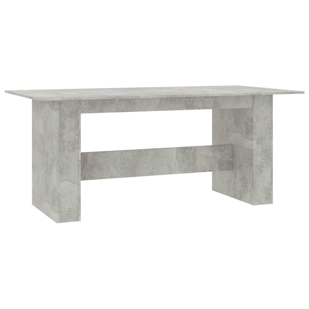 vidaXL Dining Table Concrete Gray 70.9"x35.4"x29.9" Engineered Wood