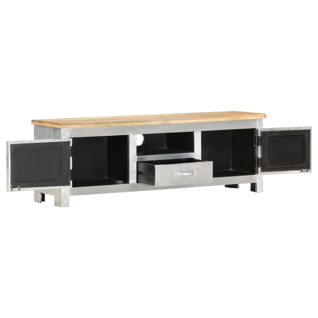 vidaXL Aviator TV Cabinet 47.2"x11.8"x15.7" Solid Mango Wood