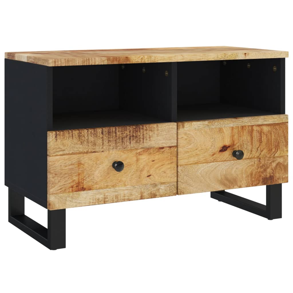 vidaXL TV Stand 27.6"x13"x18.1" Solid Wood Mango