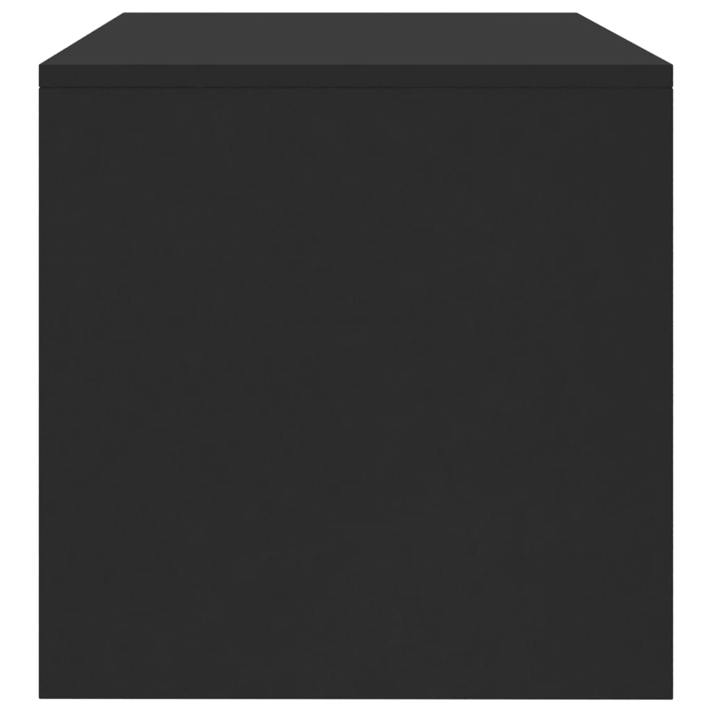 vidaXL TV Stand Black 47.2"x15.7"x15.7" Engineered Wood