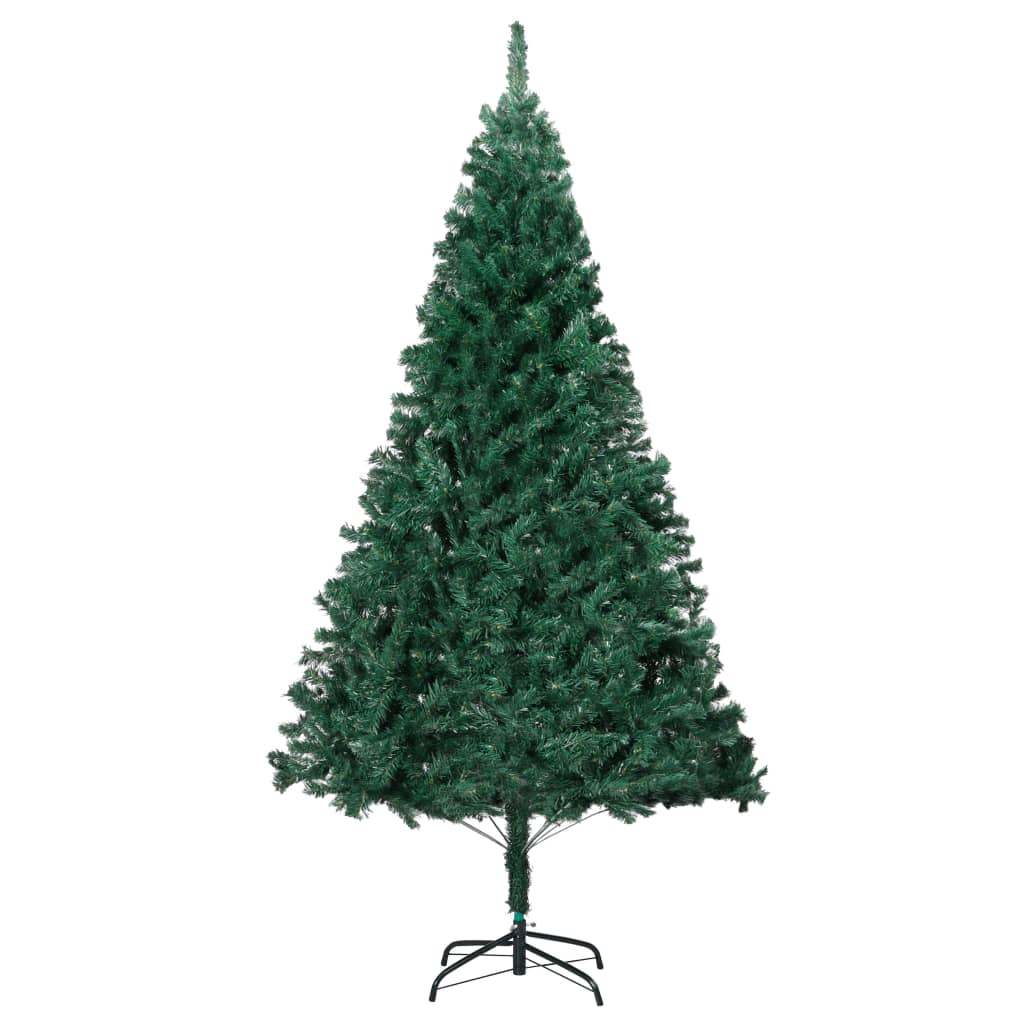vidaXL Artificial Christmas Tree with LEDs&Thick Branches Green 47.2"