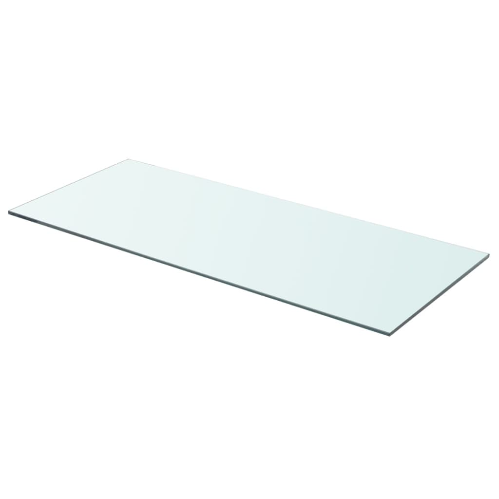 vidaXL Shelf Panel Glass Clear 27.6"x11.8"