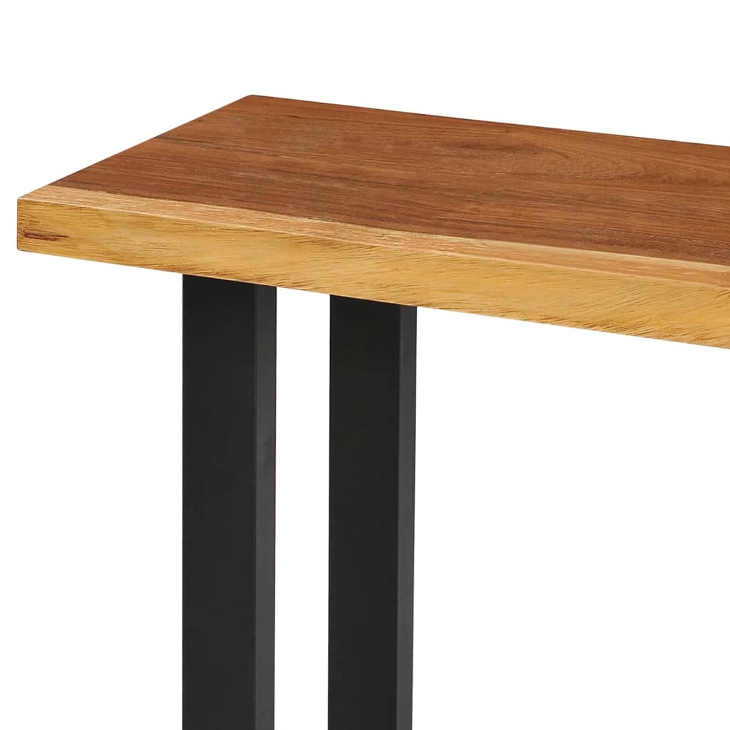 vidaXL Console Table Solid Suar Wood 43.3"x13.8"x29.5"