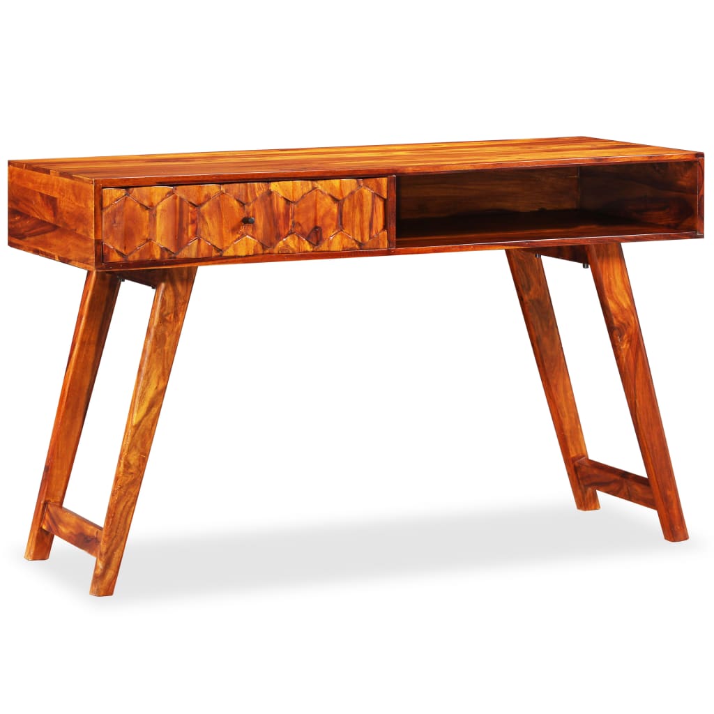 vidaXL Writing Table Solid Sheesham Wood 46.5"x19.7"x29.9"