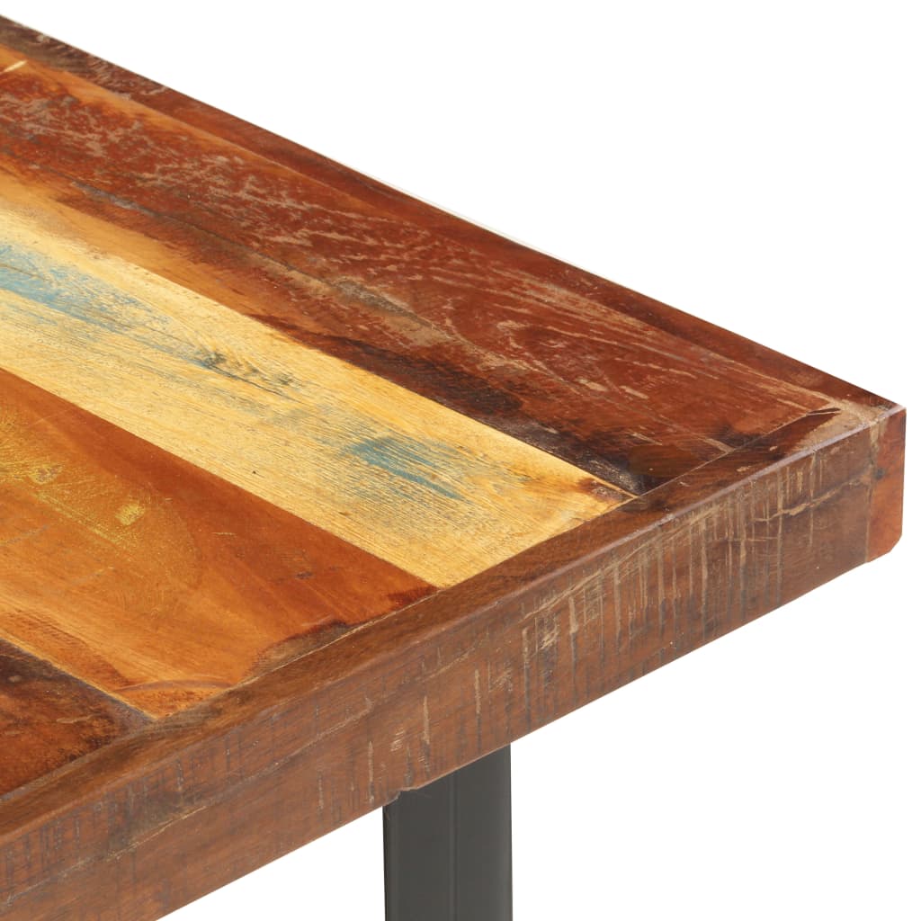 vidaXL Coffee Table 55.9"x35.4"x16.5" Solid Reclaimed Wood