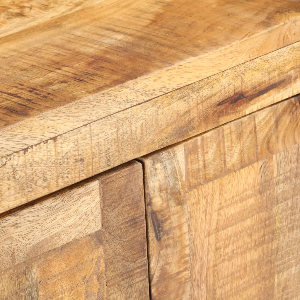 vidaXL Sideboard 23.6"x13.8"x29.9" Rough Mango Wood