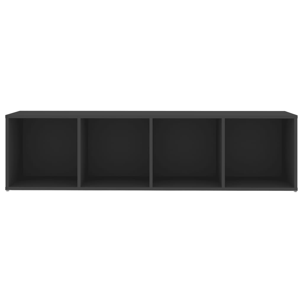 vidaXL TV Cabinet Gray 56.1"x13.8"x14.4" Engineered Wood