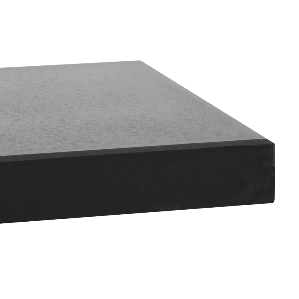 vidaXL Parasol Base Granite 44.1 lb Square Black