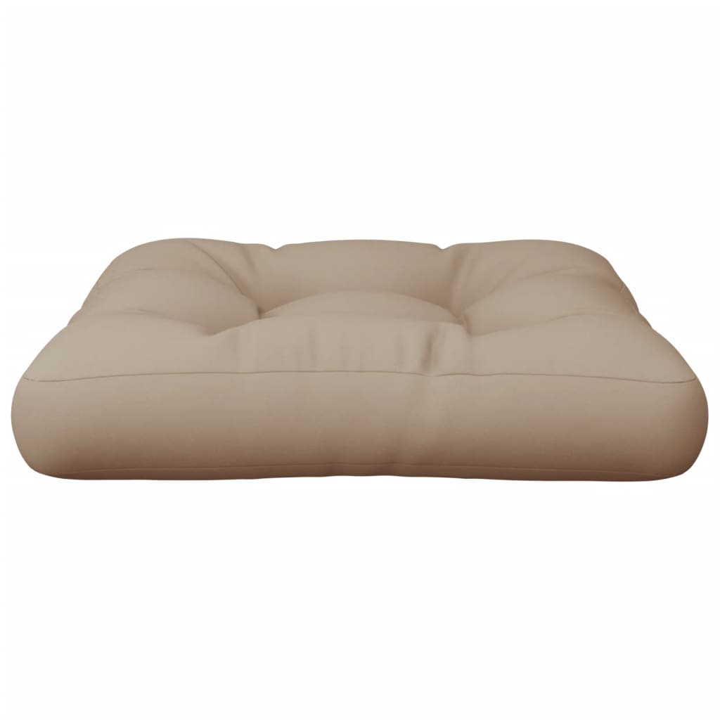 vidaXL Pallet Sofa Cushion Taupe 22.8"x22.8"x4"